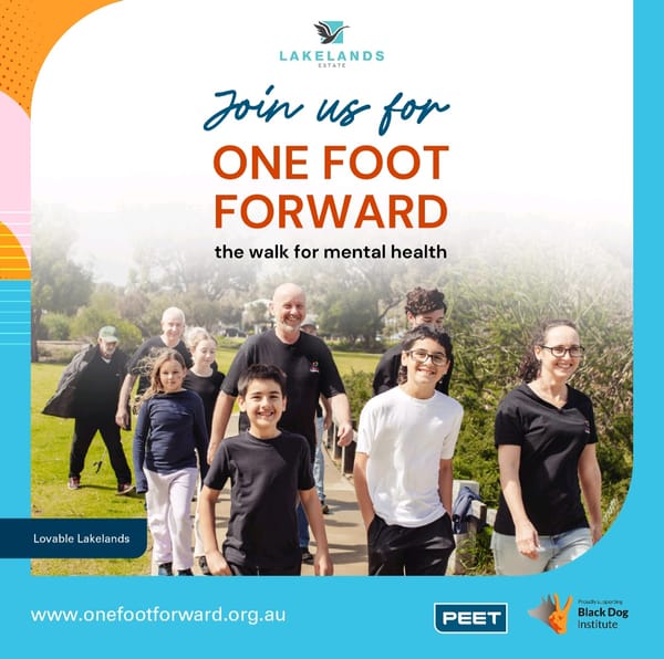 One Foot Forward 2026 – Lovable Lakelands